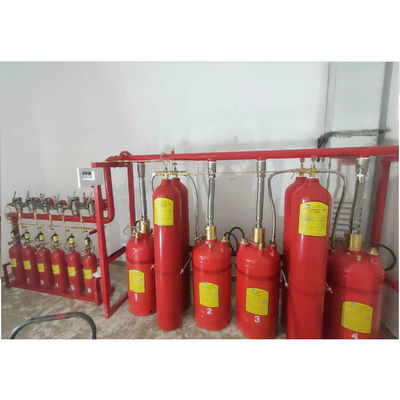 गुणवत्ता  Galvanized Steel FM200 Fire Suppression System Fire Extinguisher 120L Capacity फैक्टरी