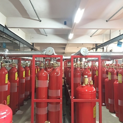 HFC227ea FM200 अग्निशमन प्रणाली 40L - 180L हेप्टाफ्लोरोप्रोपेन अग्निशामक