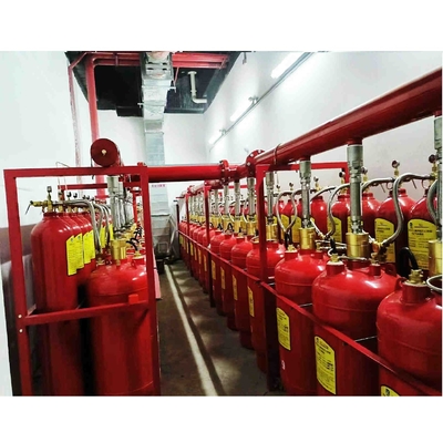 90Ltr FM200 पिस्टन प्रवाह प्रणाली अग्निशमन उपकरण इलेक्ट्रिकल मैनुअल स्टार्ट मोड
