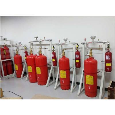 स्टील वेल्डेड / सीमलेस Fm200 सिलेंडर गैस भंडारण 120L अग्निशामक सिलेंडर