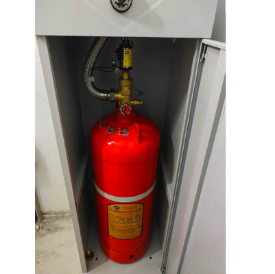 40L 33kg FM200 मल्टी जोन सुरक्षा के साथ गैस अग्निशमन प्रणाली