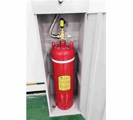 हेप्टाफ्लोरोप्रोपेन Fm200 अग्निशमन प्रणाली 90L सिलेंडरों के साथ एकल क्षेत्र नियंत्रण