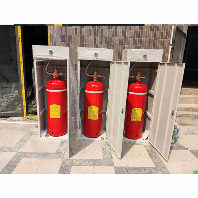 90L प्रकार Hfc 227ea FM200 अग्निशमन प्रणाली कई क्षेत्रों के साथ नियंत्रित