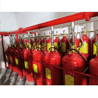 मैनुअल ऑटोमैटिक एफएम200 गैस अग्निशमन प्रणाली 120L रंगहीन और गंधहीन