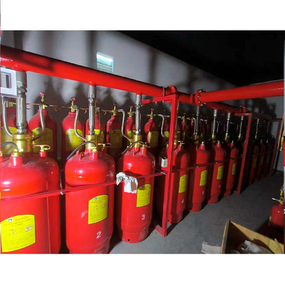 मैनुअल ऑटोमैटिक एफएम200 गैस अग्निशमन प्रणाली 120L रंगहीन और गंधहीन