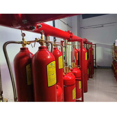 70L - 180L FM200 अग्निशमन प्रणाली स्वच्छ गैस गैस अग्निशमन प्रणाली