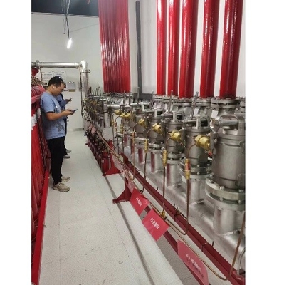 IG100 निष्क्रिय गैस अग्निशमन प्रणाली सिलेंडर 70L - 90L अग्निशमन प्रणाली
