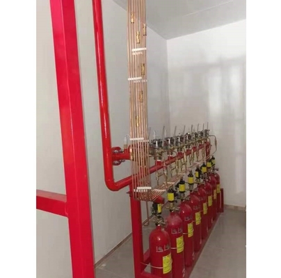 आईजी100 निष्क्रिय गैस आग दमन प्रणाली सिलेंडर वॉल्यूम 70L - 90L बंद बाढ़