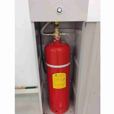 रेड एचएफसी-227ईए एफएम200 कैबिनेट सिस्टम 120L स्टील गैस दमन प्रणाली