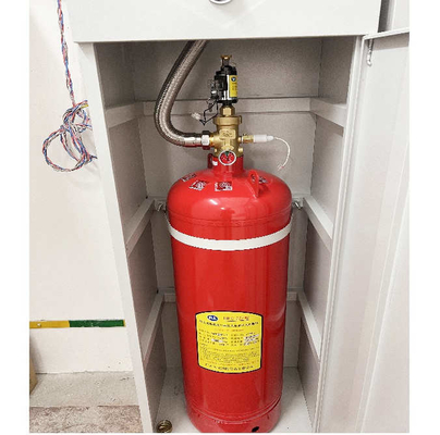 पाइपलेस FM200 अग्निशमन प्रणाली 2.5Mpa भंडारण दबाव AC 220V DC 24V 1.5A