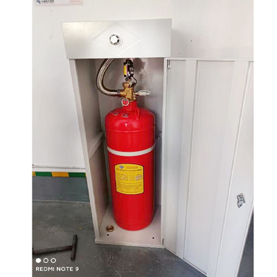 120L FM200 HFC227ea लाल सिलेंडर गैस अग्निशामक 2.5 एमपीए