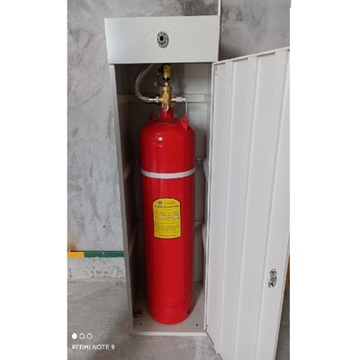100L FM200 Hfc-227ea कैबिनेट अग्निशामक एकल बोतल 2.5MPa