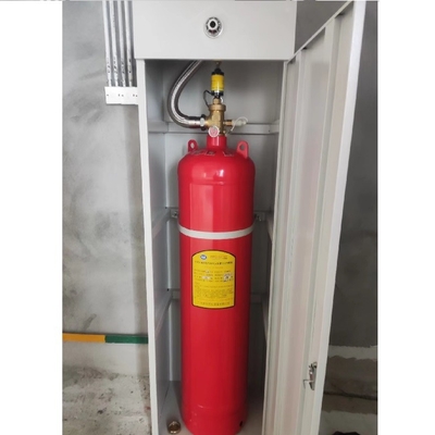 100L FM200 Hfc-227ea कैबिनेट अग्निशामक एकल बोतल 2.5MPa
