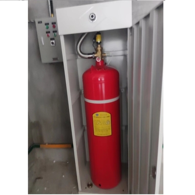 नोजल के साथ 100L FM200 कैबिनेट अग्निशामक तेज और प्रभावी अग्निशमन एजेंट