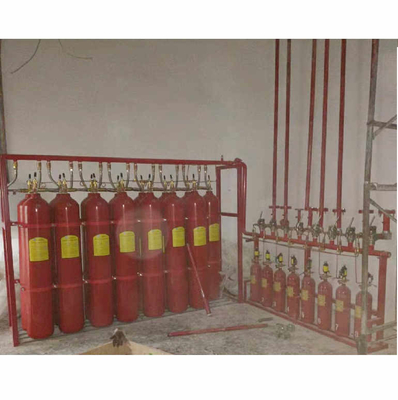 80L 15MPa स्वचालित अग्नि अलार्म प्रणाली IG541 बंद अग्निशमन प्रणाली