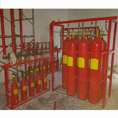 80L 15MPa स्वचालित अग्नि अलार्म प्रणाली IG541 बंद अग्निशमन प्रणाली