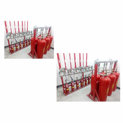 बहु-क्षेत्र अग्नि गैस दमन प्रणाली हेप्टाफ्लोरोप्रोपेन 70L 90L 100L 120L क्षमता