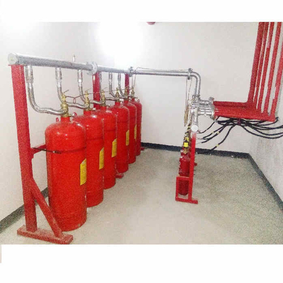 अधिकतम प्रणाली सुरक्षा के साथ इनडोर HFC 227ea FM 200 गैस दमन प्रणाली